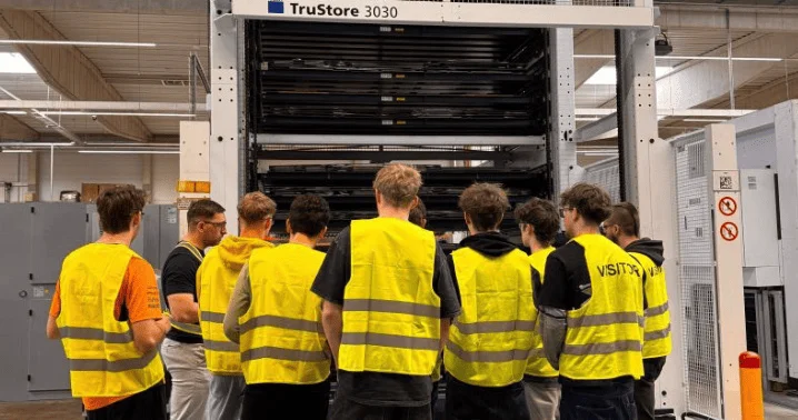 Étudiants accueillis sur le site Oxymetal Pilsen
