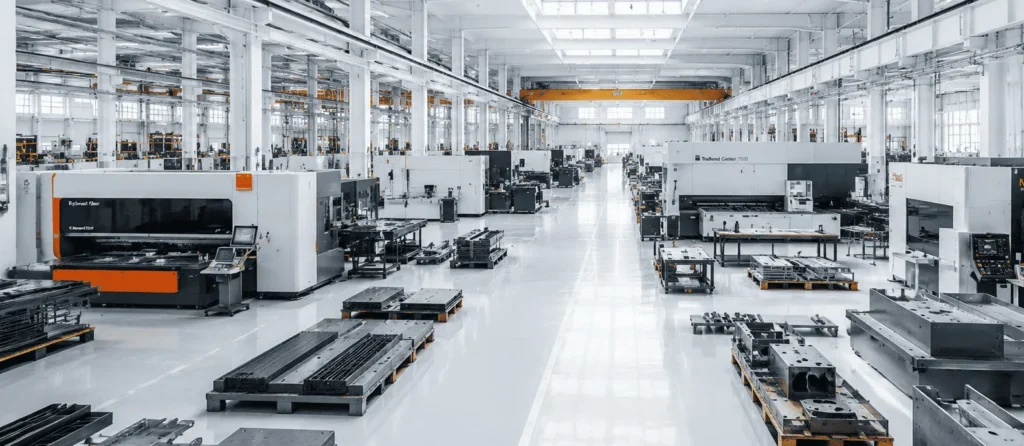 Vue d’ensemble d’un atelier de production Oxymetal