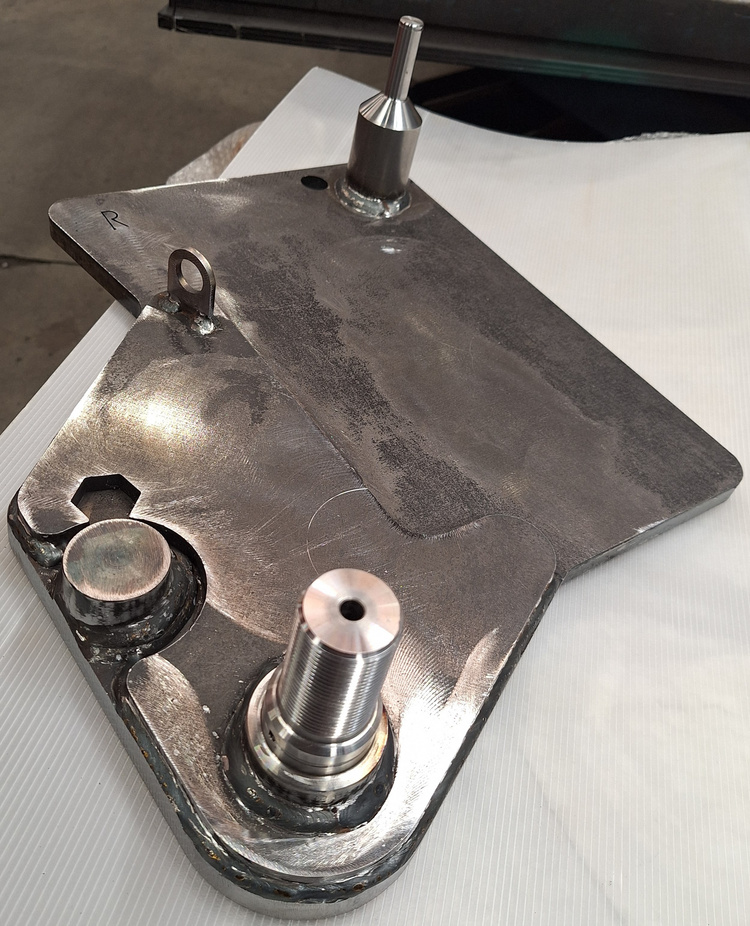 Pièce métallique découpée au laser par Oxymetal