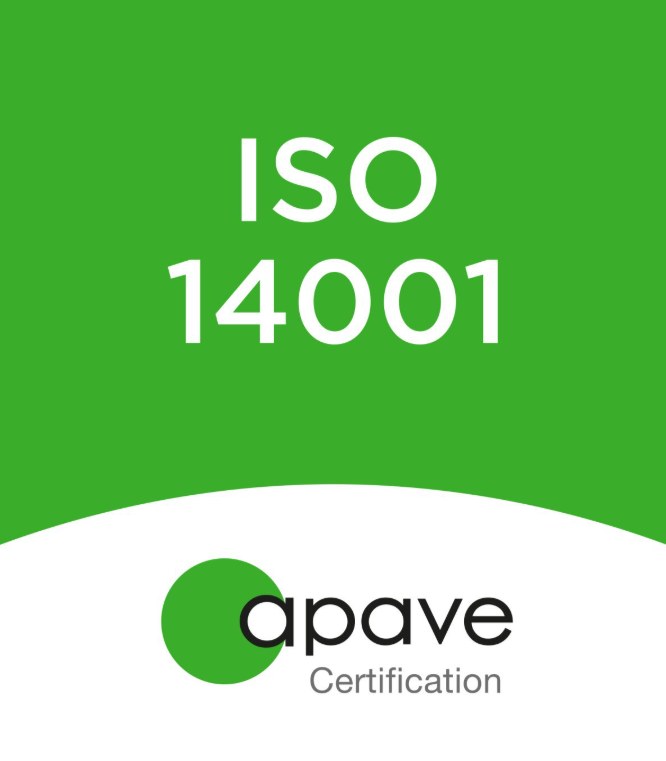 Logo de la certification ISO 14001 delivree par l Apave
